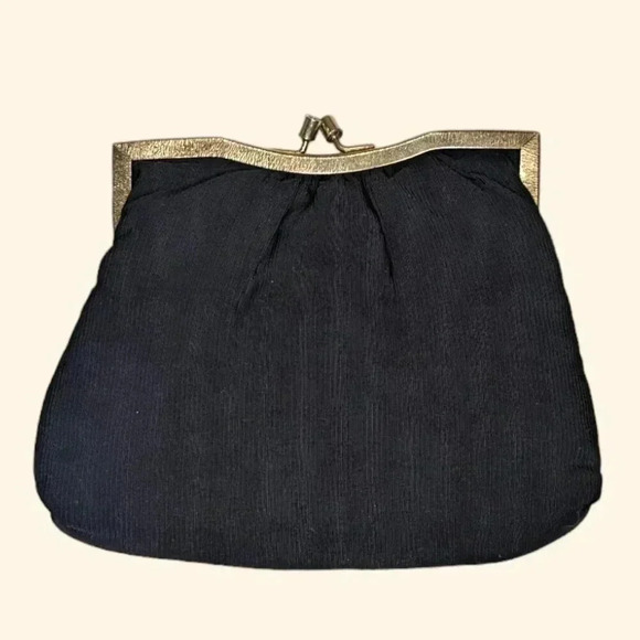 Vintage Navy & Silver Purse - Picture 2 of 6